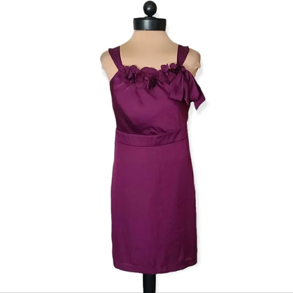 Ann Taylor Loft Purple Pink Cocktail Dress Size 2